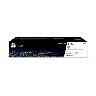 HP 117A W2071A cyan original toner