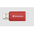 VERBATIM Flash Disk 16GB DataBar USB 2.0 Drive, red