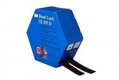 3M Dual-Lock Mini Pack SJ355D, černý, šíře 25 mm, 2 x 5 m v krabičce