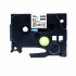 Compatible tape Brother TZ-SE4/TZe-SE4, 18mm x 8m security, black text/white tape