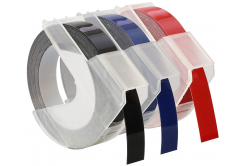 Dymo S0847750, 9mm x 3 m, black, blue, red, compatible tape