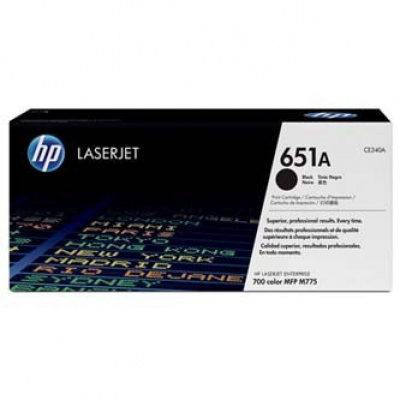 HP 651A CE340A black original toner