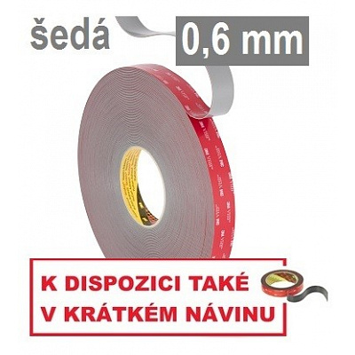 3M VHB™ GPH-060GF Oboustranně silně lepicí páska, tl. 0,6 mm 25 mm x 33 m