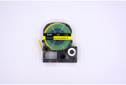 Epson LK-4YBA5 / SU5Y, 5mm x 2,5m, black text / yellow tape, shrink compatible tape