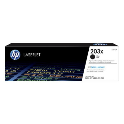 HP 203X CF540X black original toner