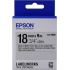 Epson LabelWorks LK-5SBE C53S655013 18mm x 9m, black text / matt silver tape, matt, original tape