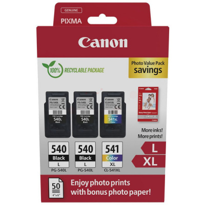 Canon PG-540L 2x + CL-541XL 5224B015 color (CMYK) multipack of original cartridges