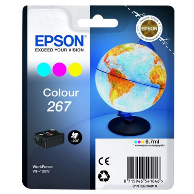 Epson 267 C13T26704010 color original ink cartridge