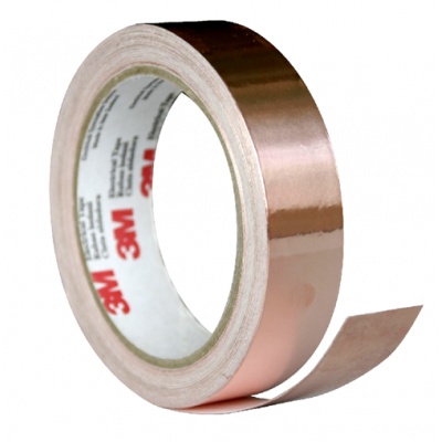 3M 1181 Copper adhesive tape, 9 mm x 16,5 m