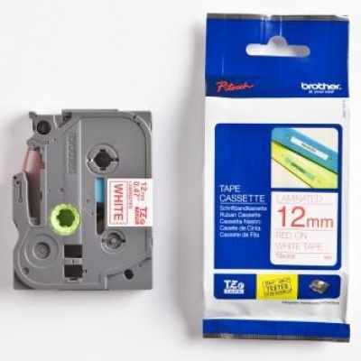 Compatible Font Tape for Brother Red on White Label TZe-232 TZe-232 12mm 