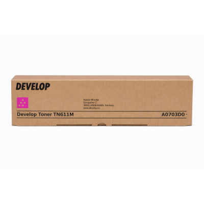 Develop TN-611M A0703D0 magenta original toner