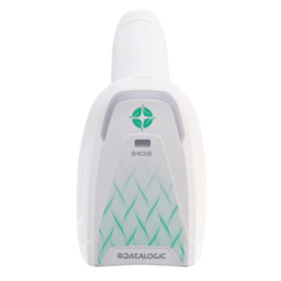 Datalogic Gryphon GBT4600 HC GBT4600-HC-BTK1-HP, barcode scanner, BT, 2D, HP, BT (BLE), kit (USB), Qi, white