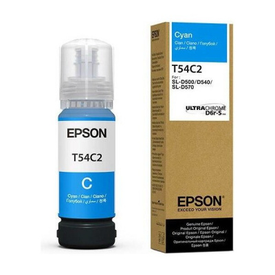 Epson T54C2 C13T54C220 cyan original ink refill