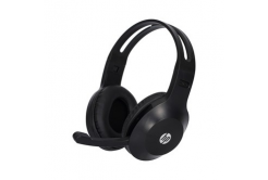 HP DHH-1601 headphones with microphone, volume control, black, classic type 2x 3.5 mm jack