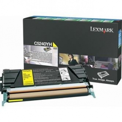 Lexmark C5240YH yellow original toner