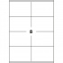 Self-adhesive labels 105 x 70 mm, 8 labels, A4, 100 sheets