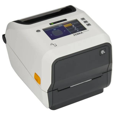 Zebra ZD621-HC ZD6AH43-30ER02EZ label printer, 12 dots/mm (300 dpi), disp. (colour), RTC, USB, USB Host, RS232, BT, Ethernet, Wi-Fi, kit (USB), white
