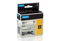 Dymo Rhino 18443, S0718580, 9mm x 5.5m black text / white tape, original tape