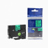 Compatible tape Brother TZ-731 / TZe-731, 12mm x 8m, black text / green tape