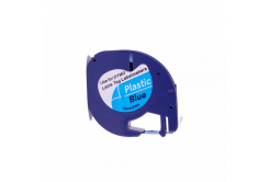 Dymo 59426, S0721600 / S0721650 LetraTag 12mm x 4m, black / blue, compatible tape