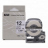 Epson LC-4WBN, SS12KW, 12mm x 8m, black text / white tape, compatible tape