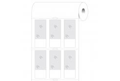 Brady BPT-511-427 / 236987, thermo paper labels, 25.40 mm x 63.50 mm