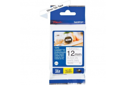 Brother TZE-231S, 12mm x 4m, black text / white tape, laminated, original tape