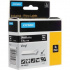 Dymo Rhino 1805432, 24mm x 5,5m, white text/black tape, original tape