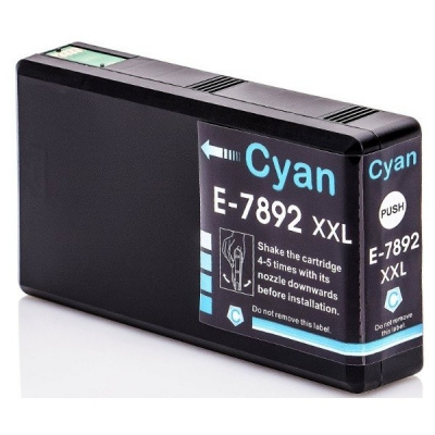 Epson T7892 cyan compatible ink cartridge