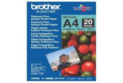 Brother Photo Paper Glossy BP71GA4, 260 g/m2, A4, 20pcs, glossy, inkjet, white, photo paper