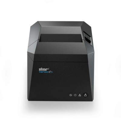 Star TSP143IV X4 39473990, POS printer, CloudPRNT, Android AOA, Linerless, 8 dots/mm (203 dpi), cutter, linerless, USB, USB-C, BT, Ethernet, Wi-Fi, grey