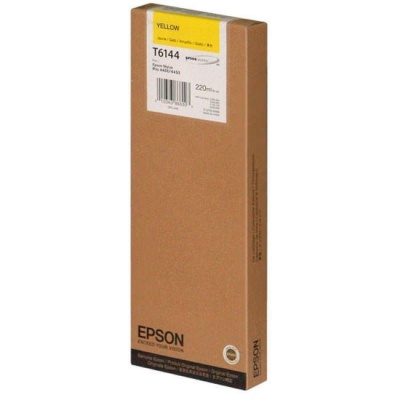 Epson original ink cartridge C13T614400, yellow, 220ml, Epson Stylus pro 4400, 4450
