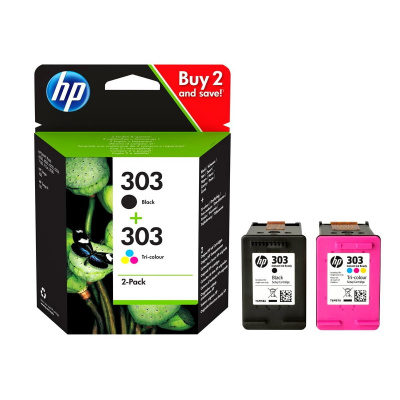HP 303 3YM92AE color (CMYK) multipack of original cartridges