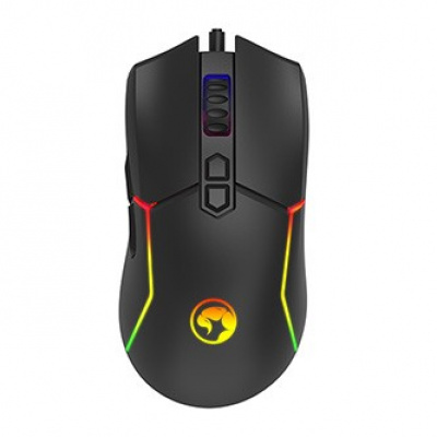 Marvo Mouse M655, 12000DPI, optika, 7tl., wired USB, black, gaming, backlit