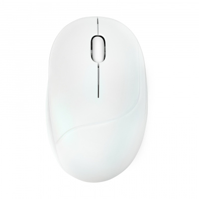ASUS Fragrance Mouse MD101/Ergonomic/Optical/2,400 DPI/USB+BT/White