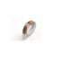 Dymo Omega, 9mm x 3m, white text / brown (woody) tape, compatible tape