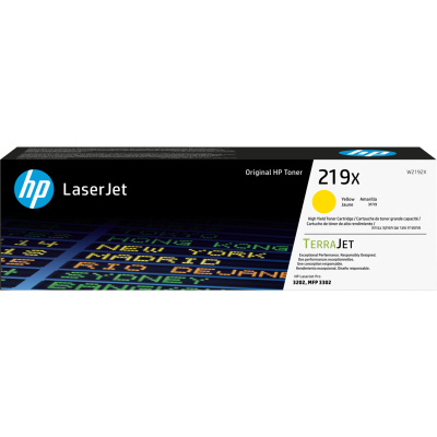 HP 219X W2192X yellow original toner