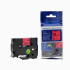 Compatible tape Brother TZ-441 / TZe-441, 18mm x 8m, black text / red tape