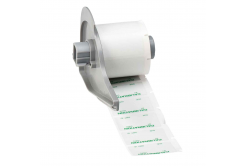 Brady M7-30-428-CALI / 173352, 38.10 mm, Polyester, green text / grey tape