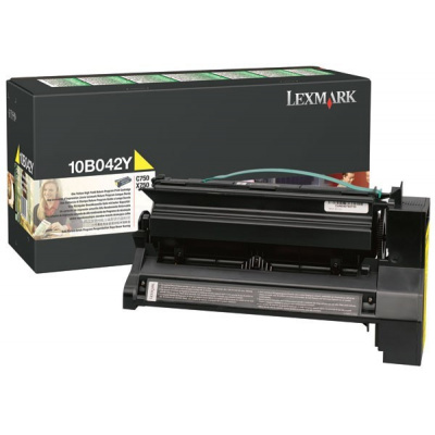 Lexmark 10B042Y yellow original toner