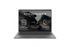ASUS Zenbook S 14 OLED/UX5406SA-OLED700X/U7-258V/14"/2880x1800/T/32GB/512GB/Intel int/W11P/Gray/2R