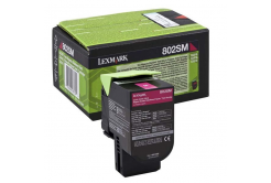 Lexmark 80C2SM0 magenta original toner
