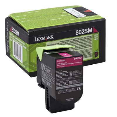 Lexmark 80C2SM0 magenta original toner
