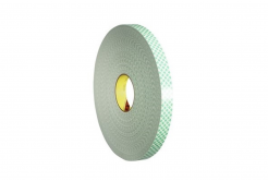 3M 4008 Foam double-sided adhesive tape, thickness 3,2 mm, 19 mm x 33 m