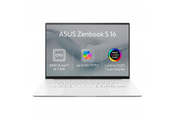 ASUS Zenbook S16 OLED/UM5606GA-OLED591XZ/AI7-445/16"/2880x1800/T/32GB/512GB/AMD int/W11P/White/2R