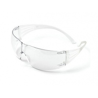 3M SecureFit SF201 Safety Glasses, Clear Lens