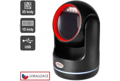 Virtuos EHE0009 CCD 2D scanner HT-861A, stationary, USB, black