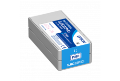 Epson SJIC22P(C) C33S020602 for ColorWorks, cyan original ink cartridge