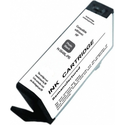 Compatible cartridge with HP 364XL CB322E photo black