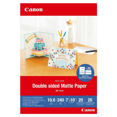 Canon Matte Photo Paper MP-101D 4076C007, 240 g/m2, 12x12cm, 30pcs, matte, inkjet, white, photo paper